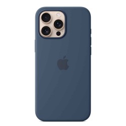Cover for smartphone APPLE iPhone 16 Pro Max Silicone Case with MagSafe (Denim) (MYYU3ZM/A)