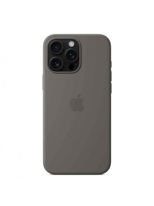 Cover for smartphone APPLE iPhone 16 Pro Max Silicone Case with MagSafe (Stone Gray) (MYYV3ZM/A)