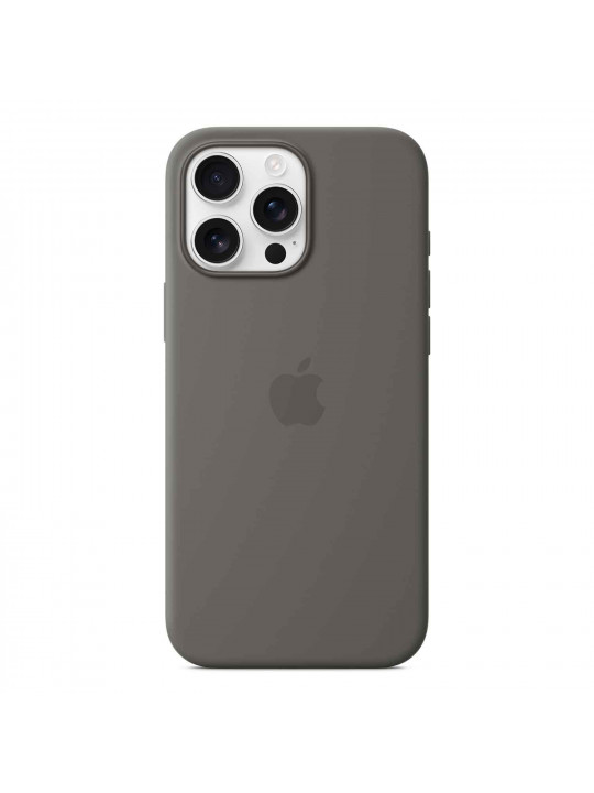 Cover for smartphone APPLE iPhone 16 Pro Max Silicone Case with MagSafe (Stone Gray) (MYYV3ZM/A)