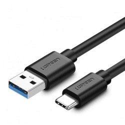 Cable UGREEN USB-A to USB-C Nickel Plating 2M (BK) (20884)