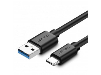 Մալուխ UGREEN USB-A to USB-C Nickel Plating 2M (BK) (20884)