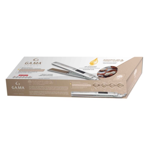 Hair styler GA.MA ELEGANCE LED COCONUT ALMOND (GI0240)