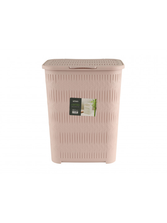 Laundry basket LIMON 151069 BAMBOO HIGH W/LID(902198) 