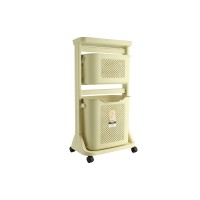 Корзина для белья LIMON 214107 STAND 2 FLOOR CREAM (907553) 