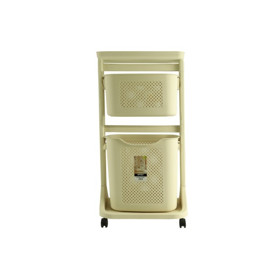 Корзина для белья LIMON 214107 STAND 2 FLOOR CREAM (907553) 