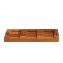 Մթերքի տարաներ LIMON 224859 SNACK SERVING 3 SECTION W/WOODEN BASE (908534) 