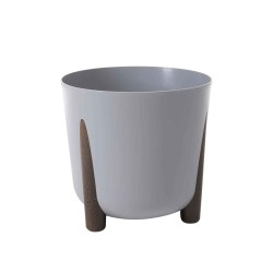 Цветочный горшок LAMELA LA228-27 FRIDA ROUND 260 GRAY 