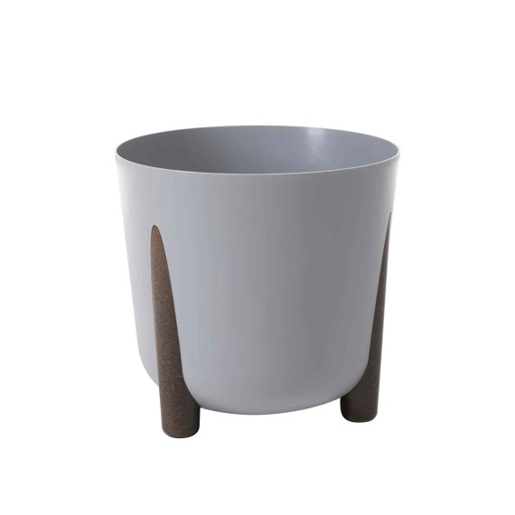 Flower pot LAMELA LA228-27 FRIDA ROUND 260 GRAY 