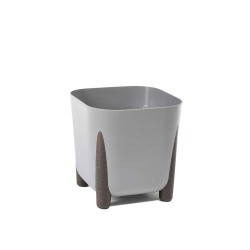 Flower pot LAMELA LA231-27 FRIDA SQUERE 210x210 GRAY 
