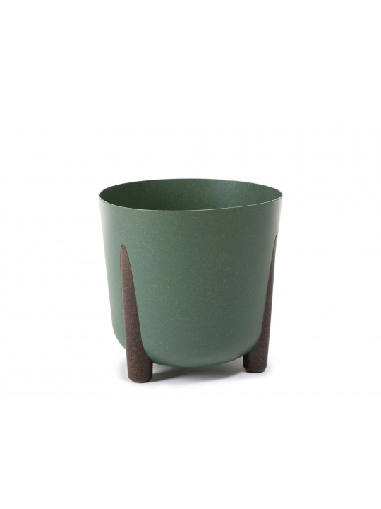 Цветочный горшок LAMELA LA247-42 FRIDA ROUND ECO WOOD 340 FOREST GREEN 