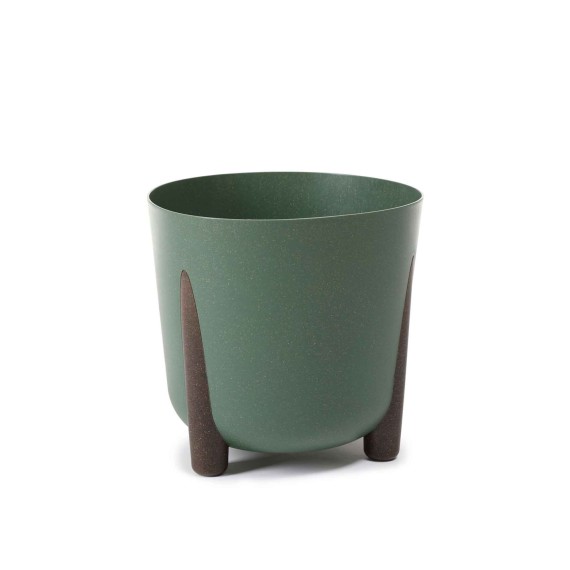Цветочный горшок LAMELA LA247-42 FRIDA ROUND ECO WOOD 340 FOREST GREEN 