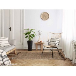 Flower pot LAMELA LA864-50 LILIA JUMPER 250 GRAPHITE 