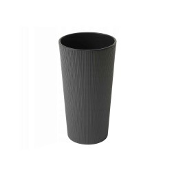 Flower pot LAMELA LA864-50 LILIA JUMPER 250 GRAPHITE 