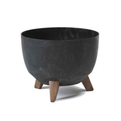Flower pot LAMELA LA882-71 MISA ROMA CONCRETE 470 BLACK 