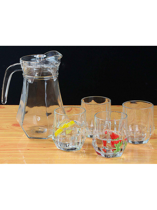 Glass pitchers XIMI 6942156210855 KETTLE/CAP