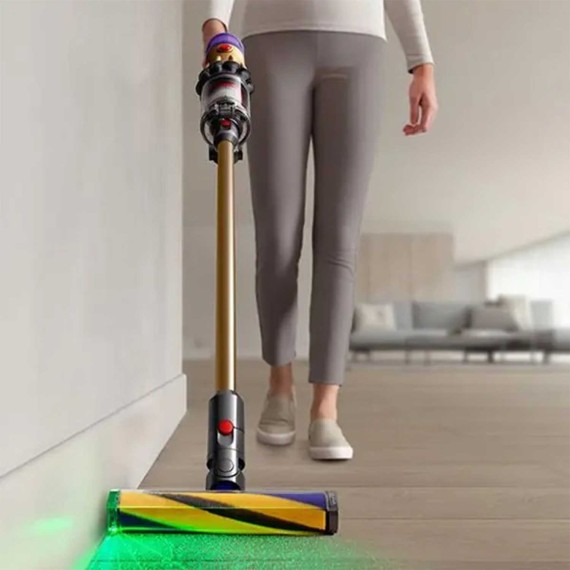 Vacuum cleaner wireless DYSON V12 DETECT SLIM ABSOLUTE SV46 YELLOW/NICKEL 