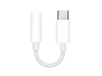 Մալուխի փոխարկիչ APPLE USB-C to 3.5 mm Headphone Jack Adapter Model A2155 (MW2Q3ZM/A)