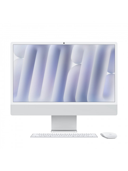 Comp all in one APPLE iMac 24 Retina 4.5K (Apple M4) 24GB 512GB (Silver) (A3137) (MCR24RU/A)