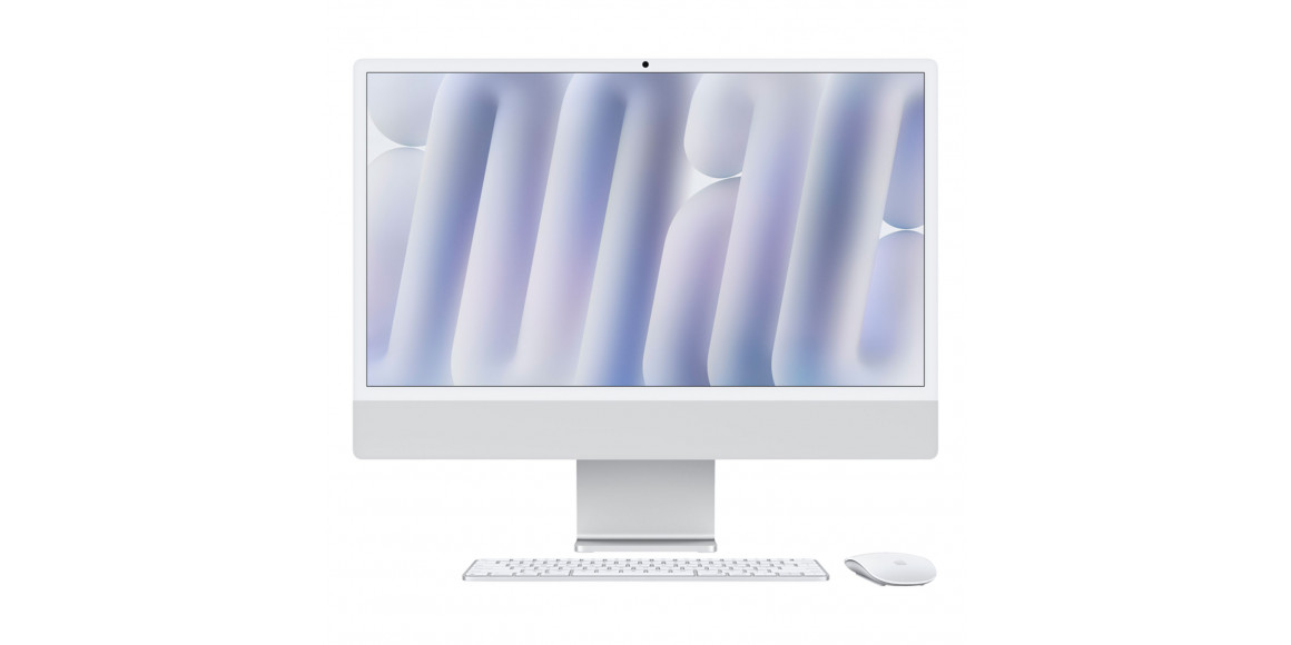 Моноблоки APPLE iMac 24 Retina 4.5K (Apple M4) 16GB 256GB (Silver) (A3247) (MWUC3RU/A)