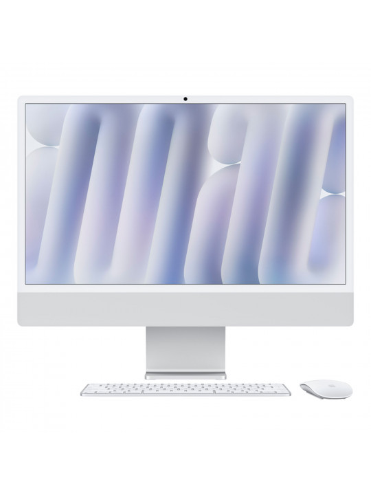 Comp all in one APPLE iMac 24 Retina 4.5K (Apple M4) 16GB 256GB (Silver) (A3247) (MWUC3RU/A)