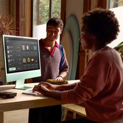 Comp all in one APPLE iMac 24 Retina 4.5K (Apple M4) 16GB 256GB (Silver) (A3137) (MWUU3RU/A)