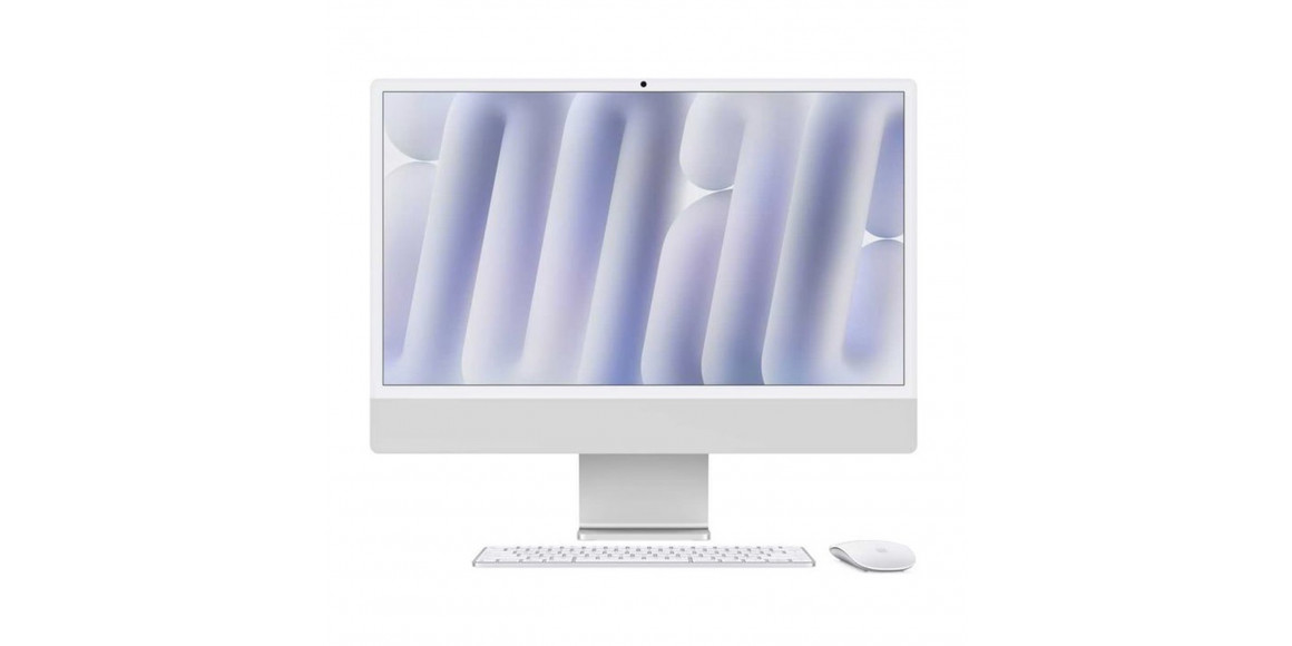 Comp all in one APPLE iMac 24 Retina 4.5K (Apple M4) 16GB 256GB (Silver) (A3137) (MWUU3RU/A)