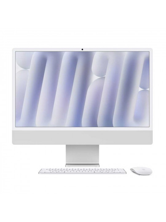 Համակարգիչ բոլորը մեկում APPLE iMac 24 Retina 4.5K (Apple M4) 16GB 256GB (Silver) (A3137) (MWUU3RU/A)