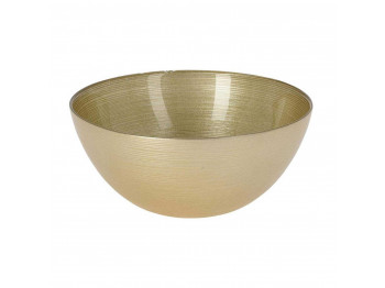 Тара KOOPMAN 044200020 BOWL GLASS DIA 21CM GOLD (246651)