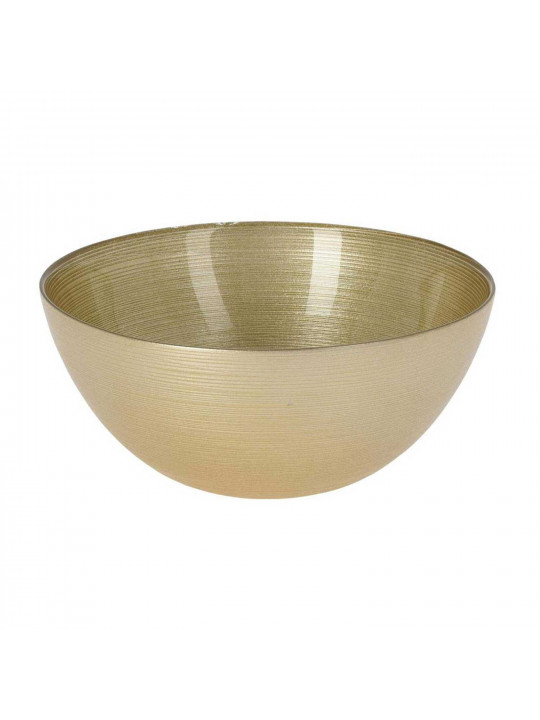 Тара KOOPMAN 044200020 BOWL GLASS DIA 21CM GOLD (246651)