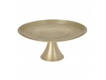 Թխվածքի ափսե KOOPMAN 044200100 CAKE STAND DIA 28CM GOLD (246873)