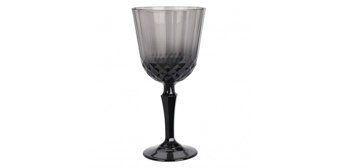 Բաժակ KOOPMAN 046100690 WINE GLASS GREY 310ML (053556)