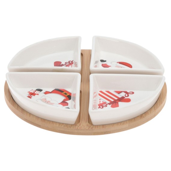 Тарелка KOOPMAN 278000430 SERVING SET CHRISTMAS 5PCS (039864)