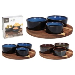 Тарелка KOOPMAN 278000710 SERVING SET 4PCS 2ASS (351799)