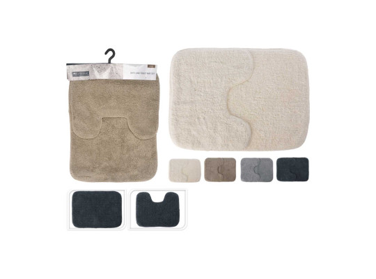 Լոգարանի պարագաներ KOOPMAN A35150400 BATHROOM MAT SET 2PCS 50X70CM (185363)