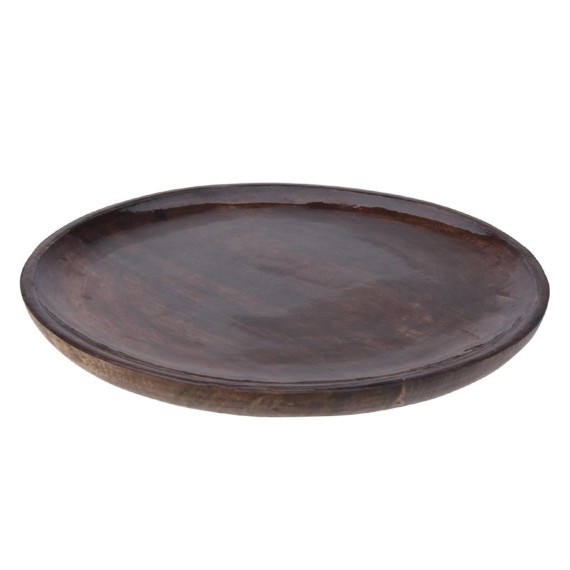 Тарелка KOOPMAN A54413120 MANGO WOOD 25CM (121293)