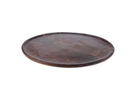 Plate KOOPMAN A54413140 MANGO WOOD 38CM (121453)