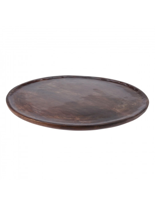 Plate KOOPMAN A54413140 MANGO WOOD 38CM (121453)