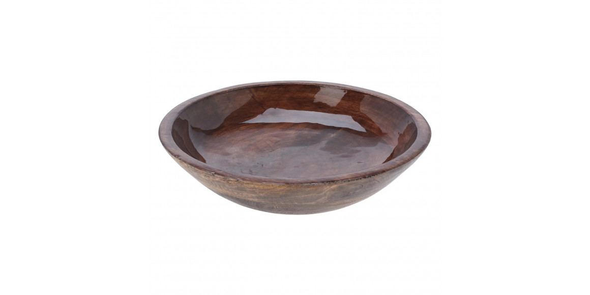 Bowl KOOPMAN A54413180 BOWL MANGO WOOD 30X30X6.8CM (122788)