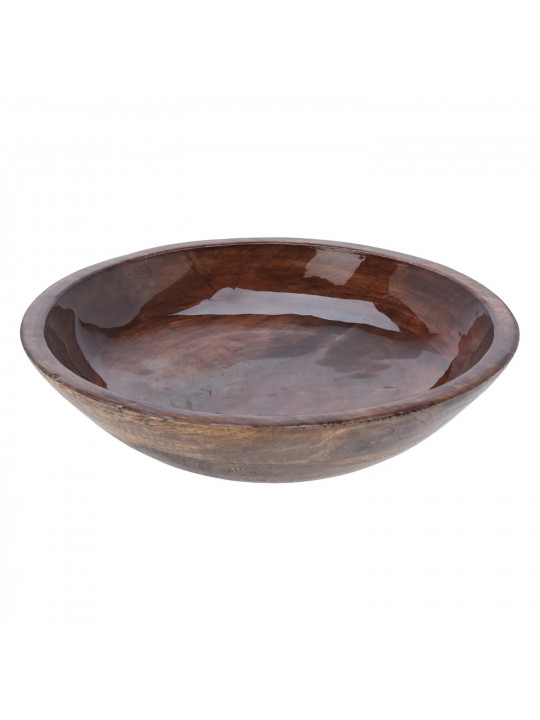 Bowl KOOPMAN A54413180 BOWL MANGO WOOD 30X30X6.8CM (122788)