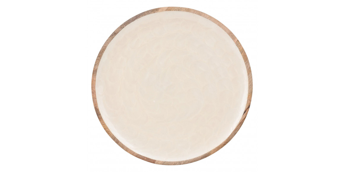 Тарелка KOOPMAN A54413530 MANGO WOOD 30CM NATURAL (257046)