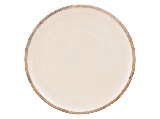 Тарелка KOOPMAN A54413530 MANGO WOOD 30CM NATURAL (257046)