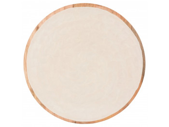 Plate KOOPMAN A54413540 MANGO WOOD 38CM NATURAL (257138)