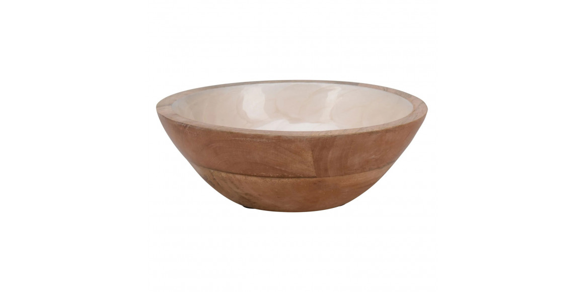 Տարա KOOPMAN A54413560 BOWL MANGO WOOD 20CM NATURAL (257268)