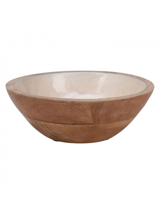 Տարա KOOPMAN A54413560 BOWL MANGO WOOD 20CM NATURAL (257268)