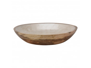 Bowl KOOPMAN A54413580 BOWL MANGO WOOD 30CM NATURAL (257299)