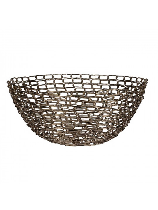 Fruit basket KOOPMAN A93000510 METAL GOLD (188708)