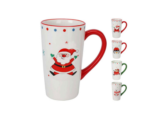 Բաժակ KOOPMAN AZD503120 MUG CHRISTMAS 135MM 4ASS D (072175)