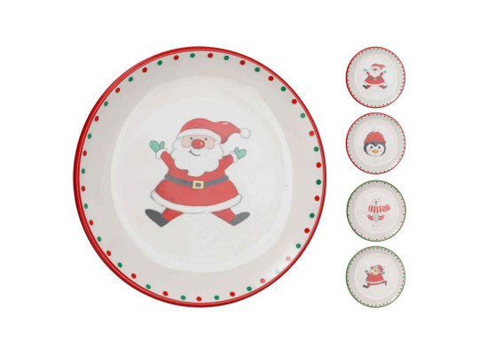 Ափսե KOOPMAN AZD503160 PLATE CHRISTMAS 204MM 4ASS (072229)