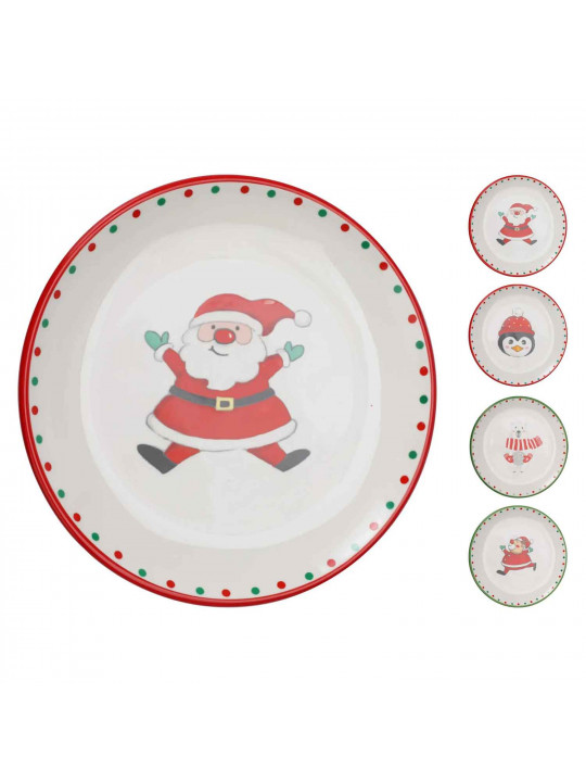 Ափսե KOOPMAN AZD503160 PLATE CHRISTMAS 204MM 4ASS (072229)