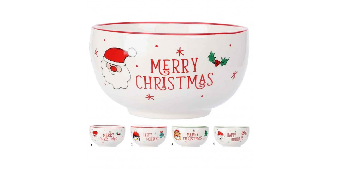 Տարա KOOPMAN AZD503180 BOWL CHRISTMAS 125MM 2ASS (072243)